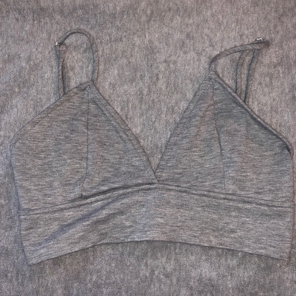 Windsor Tops - Windsor  gray crop top